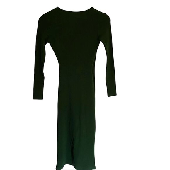 NWT OGL Maxwarm Surplice Wrap Long Sleeve Dress XSmall - Picture 4 of 5